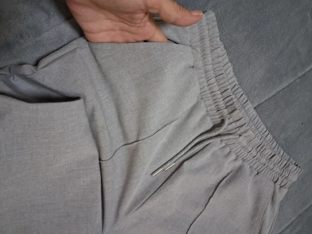 Pantalón Jogger Stradivarius Gris Talla M