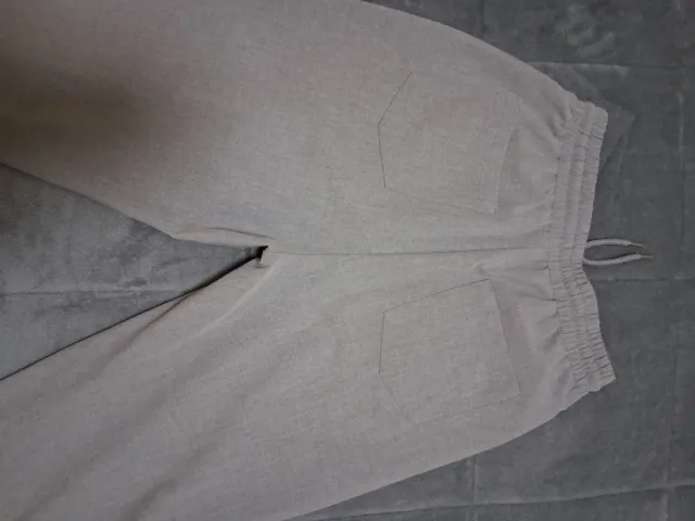 Pantalón Jogger Stradivarius Gris Talla M