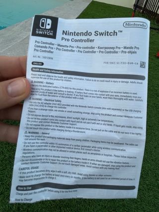 Controller Pro Nintendo Switch Originale Nero