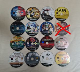 Lote 15 juegos variados para PS2