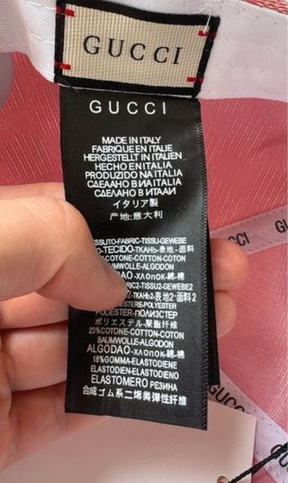 Gorra Gucci Rosa