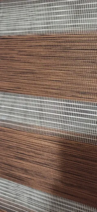 Tende giorno e notte marrone e bianco