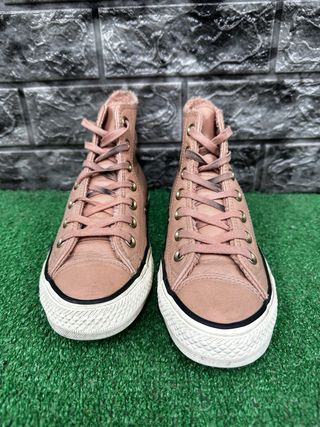 Converse All Star Pelle Rosa Tg 37