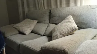 Sofá de 2 plazas gris