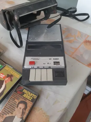 Casete  antiguo con citas de regalo