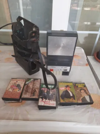 Casete  antiguo con citas de regalo