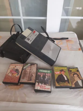 Casete  antiguo con citas de regalo
