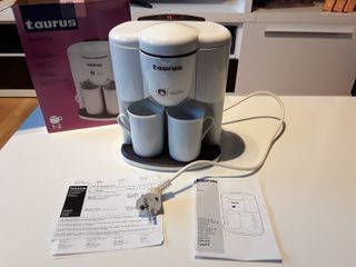 CAFETERA ELÉCTRICA TAURUS DUETTO 1-2 TAZAS NUEVA