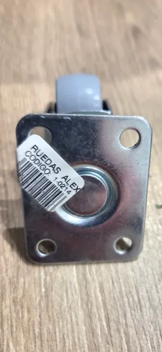 Ruedas de goma para muebles (4 unidades). Nuevas.
