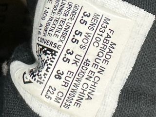 Converse All Star nere taglia 36