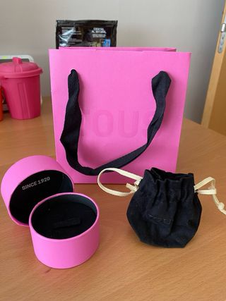 Lote Bolsa, Caja y Bolsita Tous Rosa