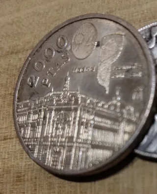 Moneda 2000 Pesetas Plata 1994 Madrid