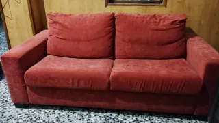Sofá Cama Rojo 190x90cm