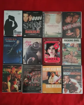 Películas DVD a 8€ unidad cine actual