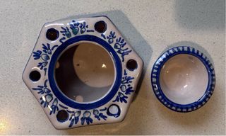 Tintero antiguo cerámica Taller Rocío Triana