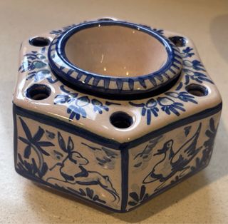 Tintero antiguo cerámica Taller Rocío Triana