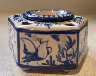 Tintero antiguo cerámica Taller Rocío Triana