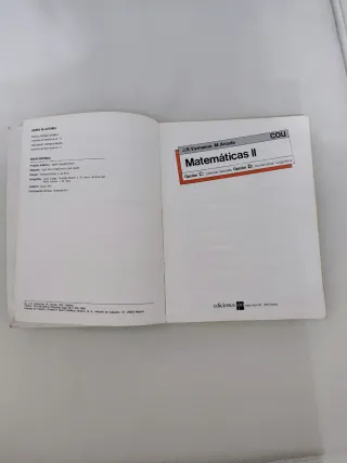 Libro matemáticas COU