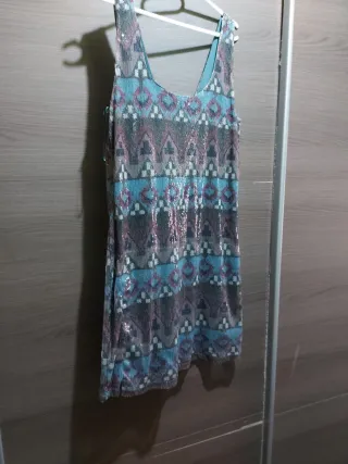 Vestido fiesta lentejuelas M/38