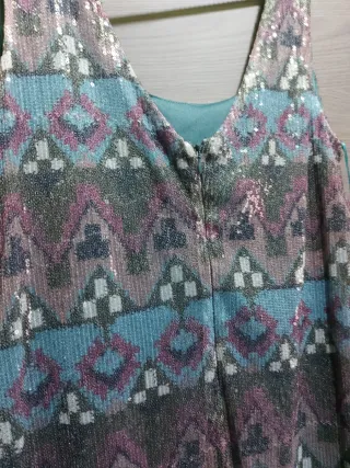 Vestido fiesta lentejuelas M/38