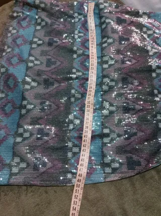 Vestido fiesta lentejuelas M/38