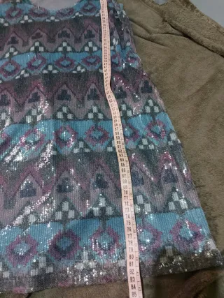 Vestido fiesta lentejuelas M/38