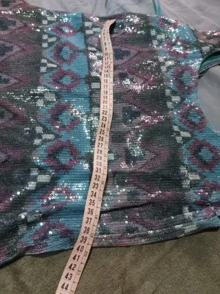 Vestido fiesta lentejuelas M/38