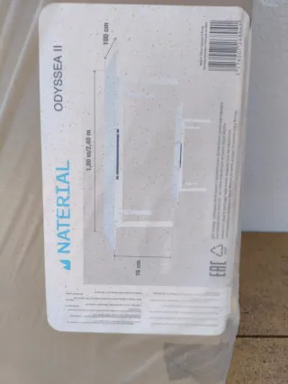 Mesa jardín extensible de aluminio Odyssea blanco