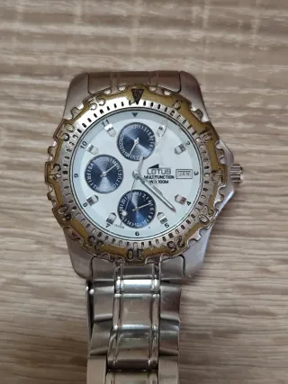 Reloj Lotus Multifunción Oro y Plata