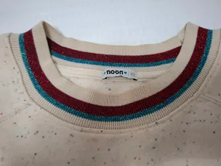 Sudadera Noon Girls Beige Multicolor