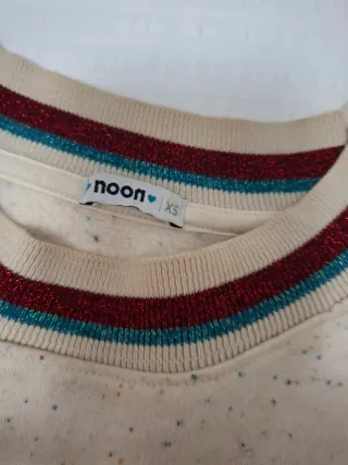 Sudadera Noon Girls Beige Multicolor