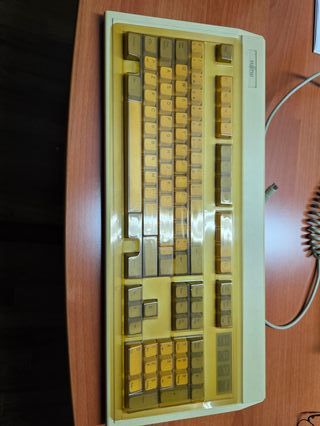 Teclado FUJITSU muelles cable beige/gris