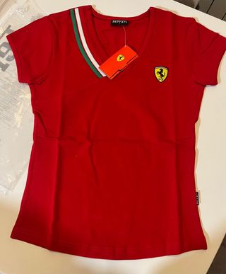 Camiseta Ferrari Roja Talla M