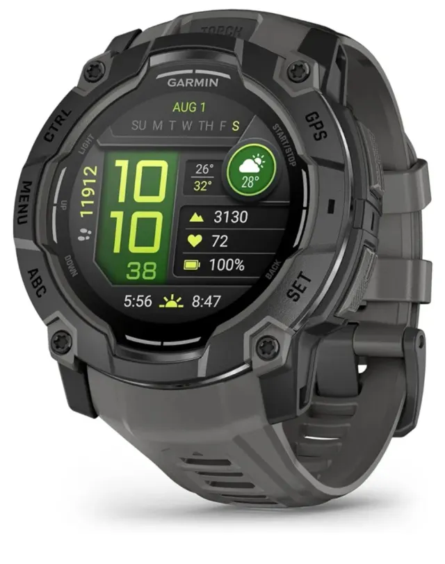 Garmin Instinct 3 Reloj Gris/Verde
