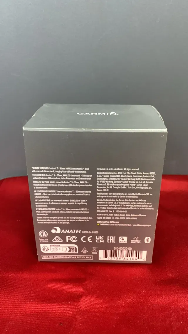 Garmin Instinct 3 Reloj Gris/Verde