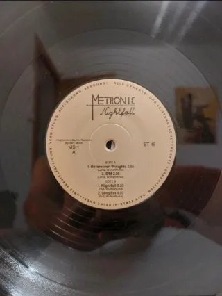Metronic - Nightfall Vinilo 1989 Vinilo Original