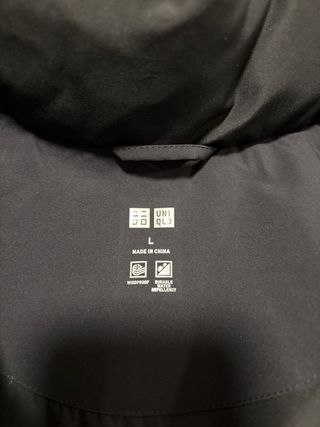 Chaqueta Uniqlo Anorak Negra Talla L