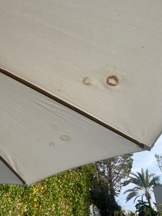 Sombrilla terraza 270cm con pie de granito