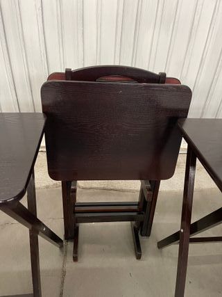 Juego de Mesitas Auxiliares Plegables