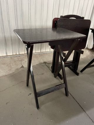 Juego de Mesitas Auxiliares Plegables