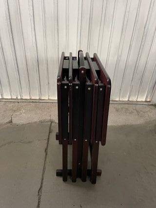 Juego de Mesitas Auxiliares Plegables