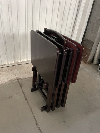 Juego de Mesitas Auxiliares Plegables