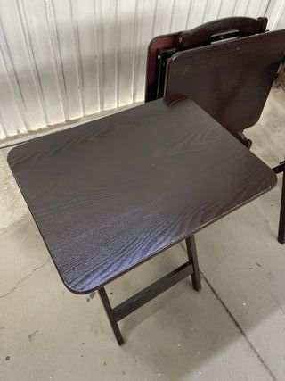 Juego de Mesitas Auxiliares Plegables