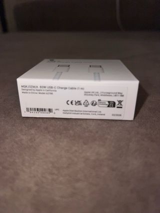 Cavo di ricarica iPhone/Cavo USB-C Apple 60W 1m Bianco