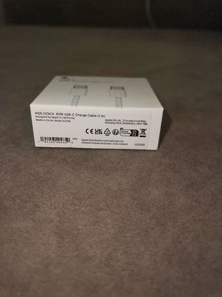 Cavo di ricarica iPhone/Cavo USB-C Apple 60W 1m Bianco