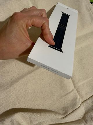 Correa Apple Nike Sport Azul/Negro 42mm