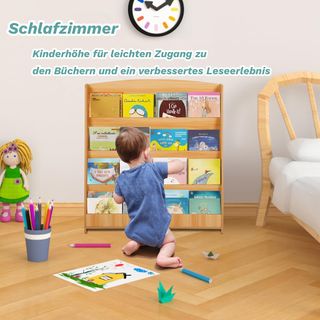 Estantería infantil 4 niveles 80x88 cm