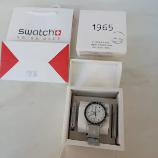 Omega x Swatch 1965 Bioceramic Grigio
