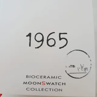 Omega x Swatch 1965 Bioceramic Grigio