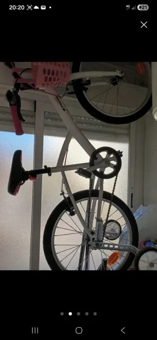 Bicicleta niña a estrenar